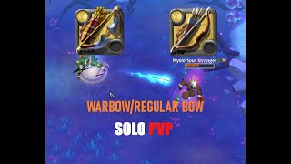 WARBOW and Regular BOW  Albion Online  Solo Mist  Cheap Budget builds T6 [upl. by Etnomal]