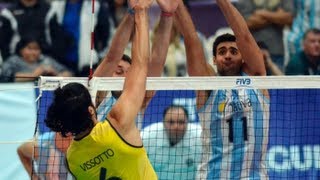 ARGENTINA X BRASIL  MENS VOLLEYBALL WORLD LEAGUE 2013 [upl. by Emmye627]