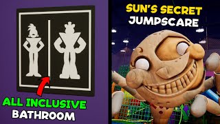 Tiny FNAF Security Breach Secrets amp Details You Might Have Missed 4 SunMoon Daycare and More [upl. by Acinyt382]