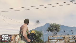 Trevor Goes For Target Practicing GTA 5 [upl. by Aiem]