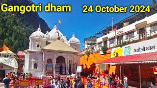 Gangotri dham  Gangotri yatra  Gangotri temple  24 October 2024 gangotri dhamvas [upl. by Onivag]