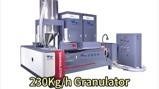 Plastic Bag Granulation Machine Grinds Plastic Products into Reusable Pellets 230Kgh High Yield [upl. by Nester880]