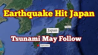 Earthquake in Japan 71 Magnitude In Pacufic Coast Plate Tectonic Subduction Accretionary Wedge [upl. by Enida45]