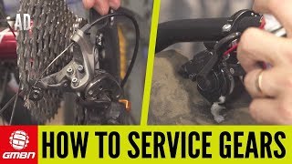 How To Service Your Shimano MTB Gears  Mountain Bike Maintenance [upl. by Demaggio839]