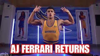 AJ Ferrari Commits to Cal State Bakersfield  WrestlersGrind Podcast EP18 [upl. by Orat]