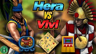 Mayans vs Incas  1v1 Arabia  vs Vivi  AoE2 [upl. by Jurgen304]