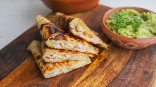 Shredded Chicken Quesadilla Recipe [upl. by Eylk]