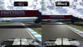 Gran Turismo 5 vs Gran Turismo 6  Mazda Roadster Touring Car at Laguna Seca [upl. by Ledda85]