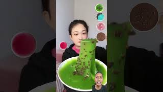 Slime food eating satisfying mukbang dessert [upl. by Ocisnarf]