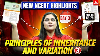 Genetics Class 12  Lecture 3  New NCERT Highlights  NEET 2025 amp Boards  Garima Goel [upl. by Ardnossak]