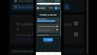 How to create server on aternos aternos pe server kaise banaye server minecraftaternosserver2022 [upl. by Iam]