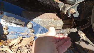 Toyota 2010 Prius Parking Brake Cable removal Trick [upl. by Heman]