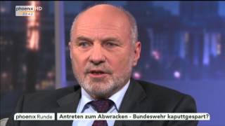 quotAntreten zum Abwracken  Bundeswehr kaputtgespartquot phoenix Runde vom 30092014 [upl. by Elvis763]