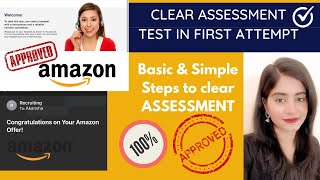 CLEAR AMAZON ASSESSMENT TEST IN First Attempt  TIPS amp TRICKS  Complete Guide amazonassessmenttest [upl. by Inajna]