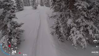 AMF Gully Run  Snowmass 28FEB17 [upl. by Lytsyrk]