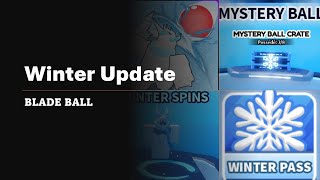 The new Winter Update is AMAZING in Blade Ball [upl. by Pylle]