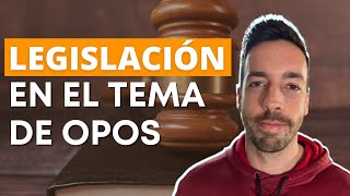 👉 Cómo introducir la LEGISLACIÓN en los TEMAS de oposiciones Diferénciate 👣 [upl. by Sweet]