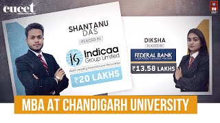 MBA at Chandigarh University  Admissions  Placements  Scholarships [upl. by Reilly]