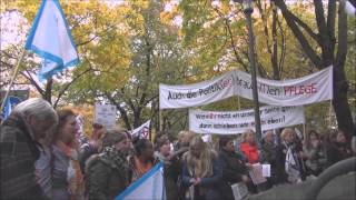 UNS REICHT´S JETZT DIE PFLEGE WIRD LAUT Demonstration München 27 10 2015 Teil V [upl. by Rosecan]