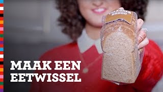 Eetwissel van witbrood naar volkorenbrood  Voedingscentrum [upl. by Nwahsar]