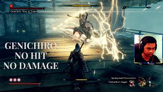 How To Beat Genichiro Ashina Tomoe  NO DAMAGE NO HIT Challenge [upl. by Aisile]