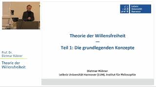 Theorie der Willensfreiheit Teil 1 Die grundlegenden Konzepte [upl. by Icrad]