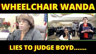 WHEELCHAIR THEIF rolls into courtroom hoping for sympathy and lies to Judge Boyd [upl. by Inele77]