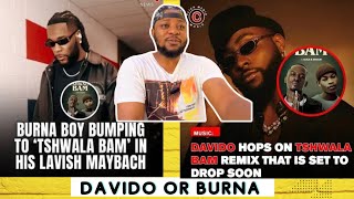 “Tshwala bam” Remix Davido Humiliated Over Burna Boy  Kizz Daniel amp 2face [upl. by Jeffries152]