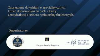 Akademia NBP startuje z nowym kursem Finanse i polityka pieniężna [upl. by Bain]