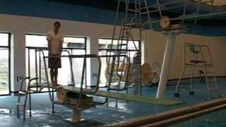 Springboard Diving Techniques  The 5 Step Approach Demonstration [upl. by Klement]