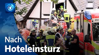 Hoteleinsturz in Kröv Rettungseinsatz dauert an [upl. by Enavi211]