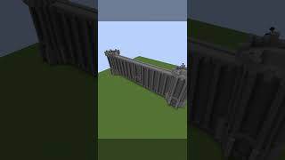 Minecraft Castle Wall Timelapse Build [upl. by Alanah]