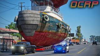 Tug Boat Tower in GTA RP  OCRP [upl. by Anirec]