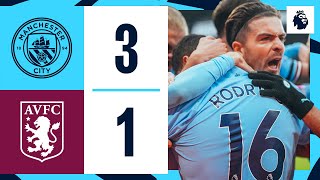 HIGHLIGHTS Man City 31 Aston Villa  Premier League  Rodri Gundogan amp Mahrez Goals [upl. by Hardin85]