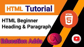 HTML For Beginner Basic learn  HTML Tutorial Header and Paragraph in html html htmltutorial [upl. by Dwinnell535]