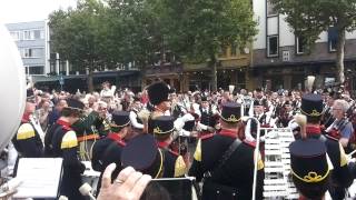 Coriovallum Pipeband en schutterij St Salvius Limbricht Highland Cathedral [upl. by Weinshienk]