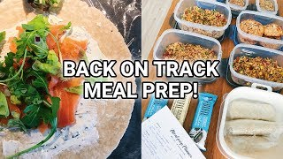 Meal Prep With Me  Koolhydraatarme Kwarkbollen Zalm Wraps amp Fried Rice [upl. by Oznarol136]