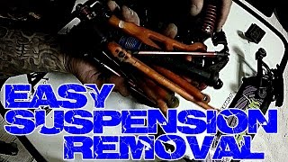 Traxxas EREVO RC car Easy suspension removalfront diff repairpart1 [upl. by Jardena]