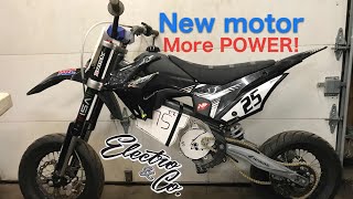 Electric mini supermoto build Qs138 70h V3 [upl. by Fritts]