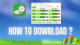 Download and Install Crystal Disk Mark [upl. by Gilboa]