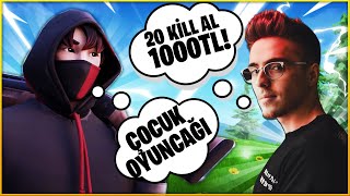 BATUHAN BÜYÜKAKKAN ile 1000TL İDDALI MAÇ Fortnite  OG [upl. by Carlick]