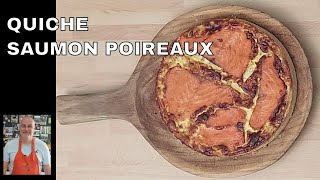 Recette quiche saumon poireaux [upl. by Lamoureux]