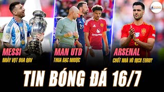 TIN NÓNG 167 MESSI NHẢY VỌT ĐUA QBV MAN UTD THUA BẠC NHƯỢC ARSENAL CHIÊU MỘ NHÀ VÔ ĐỊCH EURO [upl. by Rosel]