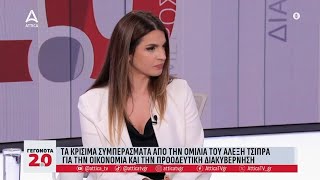 Τα κυριότερα συμπεράσματα από την ομιλία του Αλέξη Τσίπρα  Γεγονότα 20  ATTICA TV [upl. by Divadleahcim]