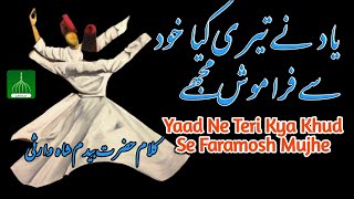 Yaad Ne Teri Kiya Khud Se Faramosh Mujhe  Kalam Hazrat Bedam Shah Warsi  Irfani Kalam Sufi Music [upl. by Wistrup]