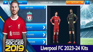 Liverpool FC 202324 Kits  DLS 19 [upl. by Yahska]