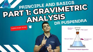 Part 1 Gravimetric Analysis  Principle and Basics [upl. by Attenwad985]