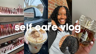 SELF CARE VLOG  shopping haul  beauty maintenance  treating myself  self care date Klarke White [upl. by Eikcin]