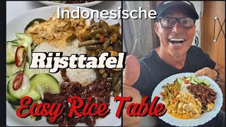 Hoe maak je makkelijk een Indonesische Rijsttafel  How to make an easy Indonesian Rice Table [upl. by Brandtr]