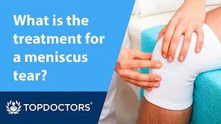 What is the treatment for a meniscus tear [upl. by Chancey]